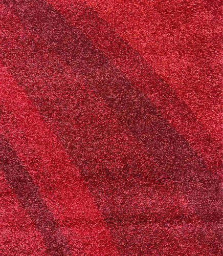 Alfombra Moderna Roja Terra Suave 120x170 Carpetshop