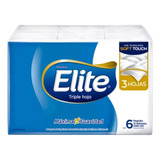 Elite Soft Touch 6 Pack De 10 Pañuelitos Descartables