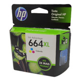 Cartucho 664xl Color Original Hp 2136 3636 3836 4536 4676 