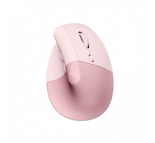 Mouse Sem Fio Logitech Ergonômico Lift Bluetooth Rosa