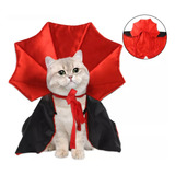 Mascota Cachorro Gato Disfraz Halloween Capa Divertida
