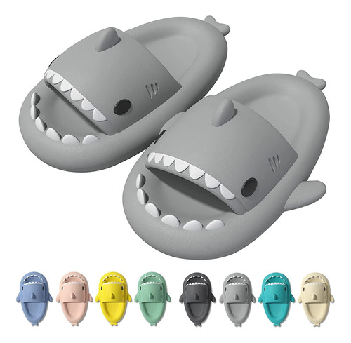 Sandalias De Tiburón De Dibujos Animados Para Adultos De Eva