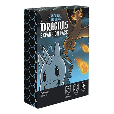 Juego De Cartas De Expansión Unstable Unicorns Dragons