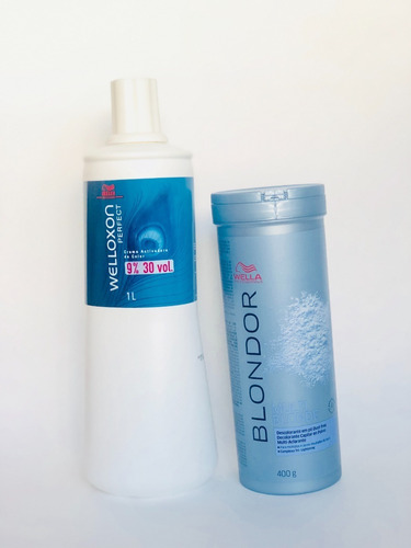 Decolorante Blondor Wella 400 Gramos + Peroxido Litro