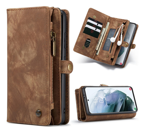 Funda De Cuero Para Huawei Tipo Cartera Desmontable Unisex A