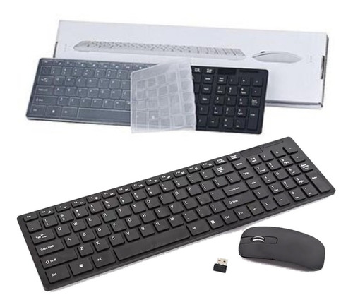 Combo Teclado + Mouse Inhalambrico K-06 Mscompu