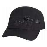 Gorra Curva Negra Calvin Klein Ajustable Perfed 5 Panel 