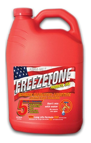 Liquido Refrigerante Freezetone Rojo Original Usa 1gl 3.79 Repuestos Floresta 