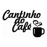 Promoção!aplique De Parede Mdf Cantinho Do Café 40cm Cores