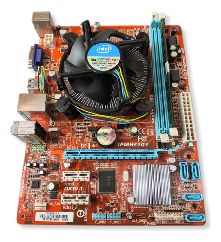 Kit Intel I5-3330 + Cooler + Placa Mãe 1155 C/nf