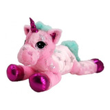 Peluche Unicornio Rosado Con Estrellas 45cm 29089