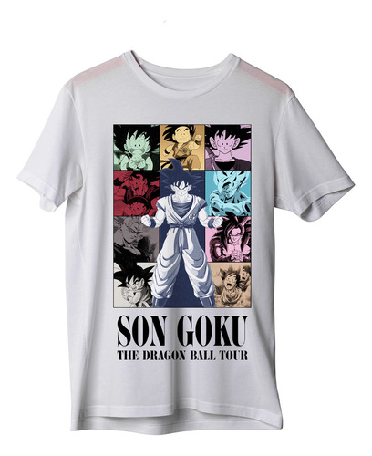 Remera Anime Dragon Ball Diseños Unisex 100% Algodon Premium