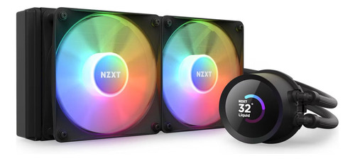 Refrigeración Liquida Nzxt Kraken 240 Rgb 240mm, Lcd, Negro