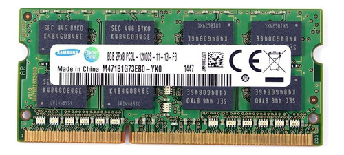 Memoria Ram Ddr3l 8gb 1 Samsung 12800  Ref: M471b1g73eb0-yk0