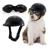 Casco De Moto Para Perros Pequeños Y Medianos, Gafas De Sol