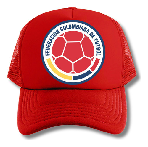 Gorra Trucker Futbol Sel Colombia Serie Red 