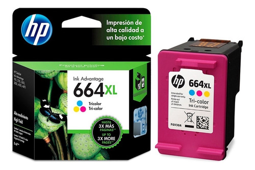 Tinta Hp 664 Xl Color Original