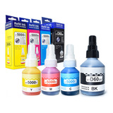 Kit De 4 Tintas Compatible Con Brother Bt60bk Bt5001