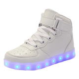 Zapatos Con Luz Led For Hombre Y Mujer, Luminosos, Con Carg