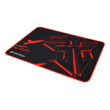 Mouse Pad Gamer Fantech Mp35 Sven De Goma 250mm X 350mm X 4mm Negro/rojo