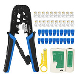 Kit Crimping Rj45 Herramienta Ethernet - Conectores Cat5