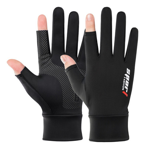 Guantes De Medio Dedo Resistentes Al Sol Y Antideslizantes