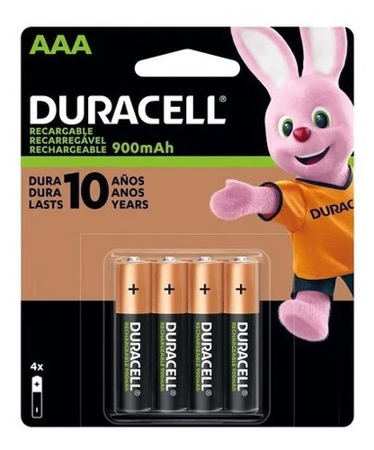 Duracell Recargable 4 X Aaa