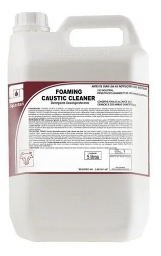 Detergente Desengordurante  Foaming Caustic Cleaner 5 Litros
