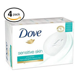 (pack De 4 bares) Dove, Sin Perfume Belleza Jabón Bar: Pie