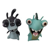 2 Figura Babosa Bajoterra Slugterra Jakks Pacific