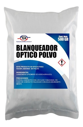Blanqueador Optico Abrillantador Para Detergentes 500 Gr