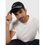 Gorra Negra Con Logo En Relieve Tommy Hilfiger De Hombre