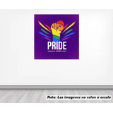 Vinil Sticker Pared 70 Cm. Lado Pride Modld0044