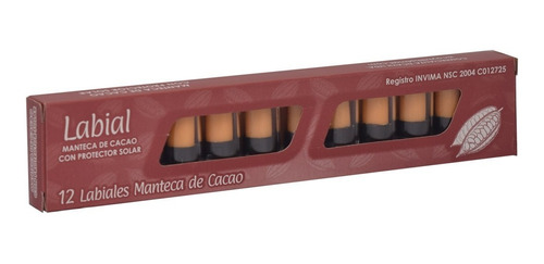 Manteca De Cacao X12 - 12 Cajas - Unidad a $500