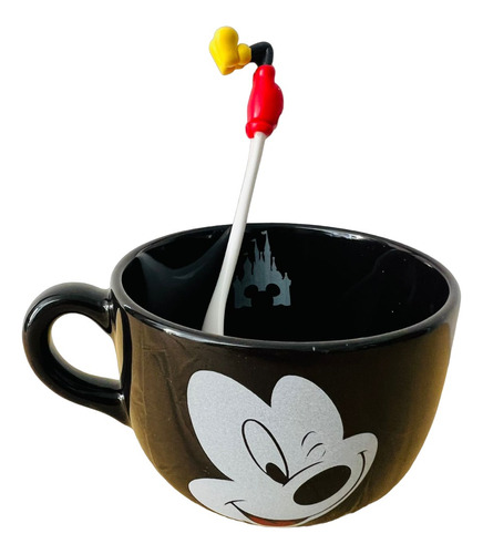 Tazón Mickey Mouse Con Cuchara Artesanal