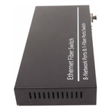 Convertidor Multimedia De Fibra Ethernet, 1 Puerto Óptico, 8