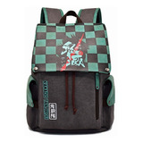 Demon Slayer Anime Canvas Backpack Regalo De Alta Calidad