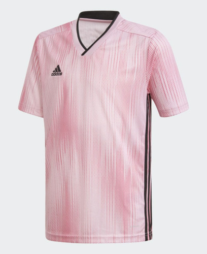 Camisa adidas Tiro 19 Infantil - Rosa Du4388