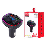 Cargador Micro Transmisor Fm Bluetooth Usb Para Auto Estéreo