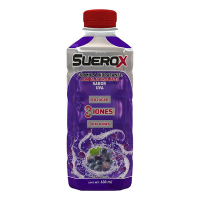 Bebida Con Electrolitos Suerox Adulto Uva 630ml | MercadoLibre