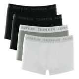 Kit 4 Cuecas Calvin Klein Cotton Stretch Low Rise Trunk