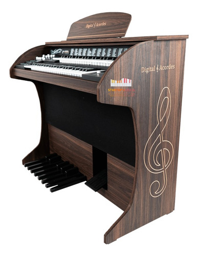 Órgão Musical Acordes Classic Tabaco Loja Da Organista 