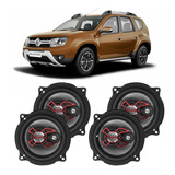 Auto Falante Renault Duster 2015 A 2018 Bravox 200w 4 Portas