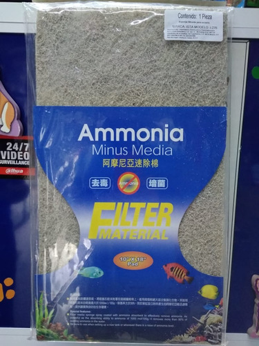 Esponja Filtrante Baja Amonia Ista 25.4x45.8cm Acuarios