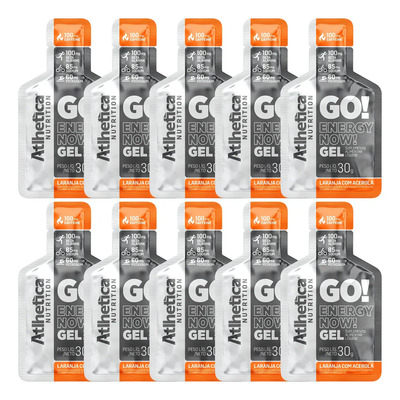 Suplemento Alimentar Liquido 30g - 10 Sachês Em Gel Carb Up Sabor Laranja com acerola | MercadoLivre