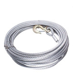 Cable De Acero Galvanizado Con Gancho 7x19 5/8  Rollo 40m