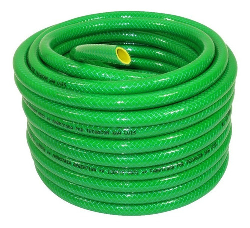 Manguera De Riego 50 Mts Con Tela 1 Pulgada Presion Verde