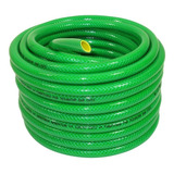 Manguera De Riego 50 Mts Con Tela 1 Pulgada Presion Verde