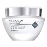 Renew Sensitive + Creme Facial Duplo Colágeno 50g Avon