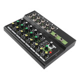 Mezclador Estéreo Mix5210fx Consola De Sonido Con Efectos De
